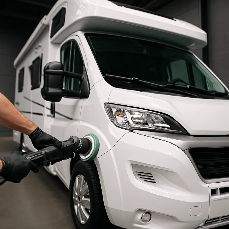 Glanzpolitur zur Vorbereitung