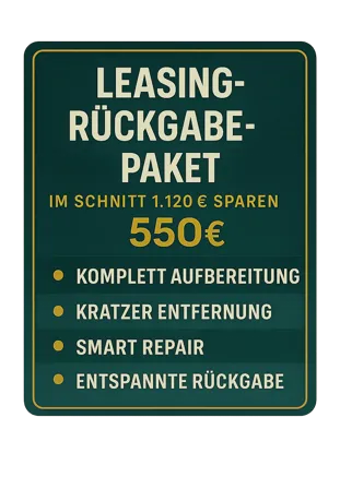 Leasingrückgabe Autoaufbereitung Paket